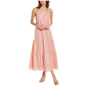 Ted Baker London Luann Ballet Shoe Pink Maxi Dress Sz 1  (US Sz 4-Small)  $260